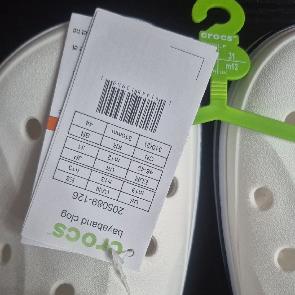 CROCS White Slip-On Sandals - Picture 5 of 5